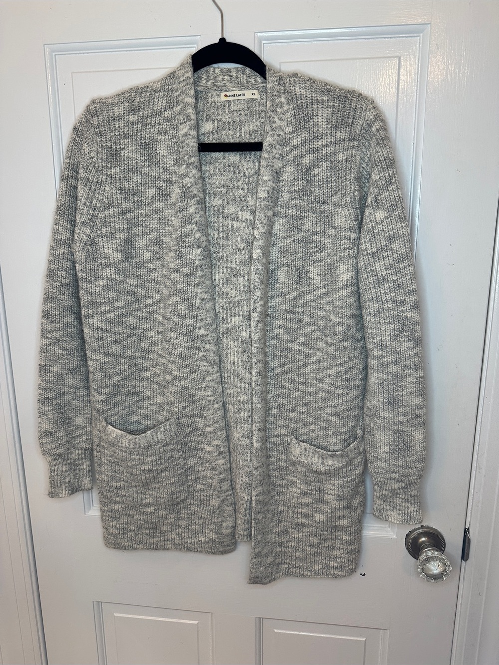Marine‎ Layer Heather Grey Open-Front Cardigan size XS EUC